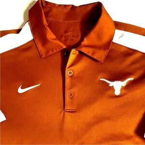 ❤️Nike - Burnt Orange Texas Longhorns Golf Shirt - L